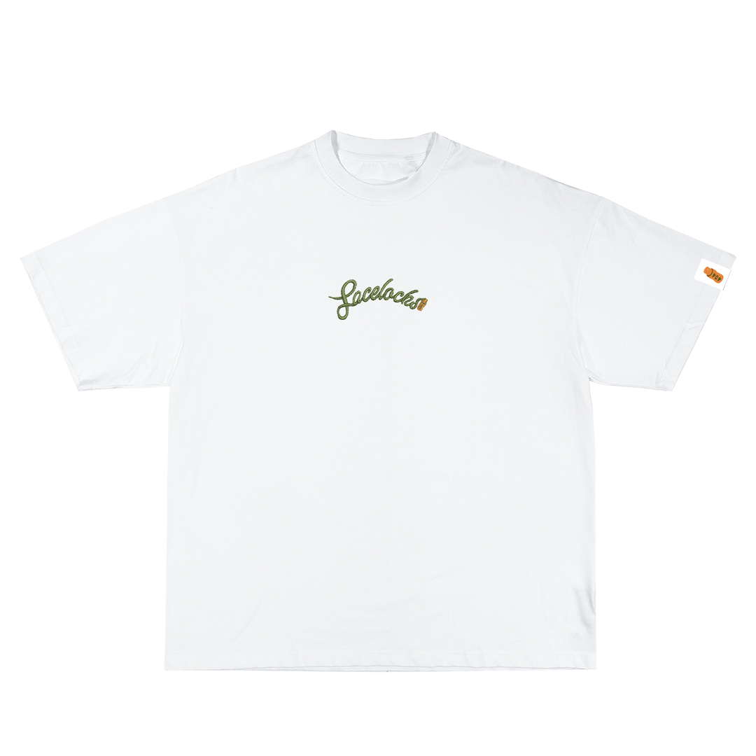 Lacelocks ‘Essential’ Tee (White & Black)